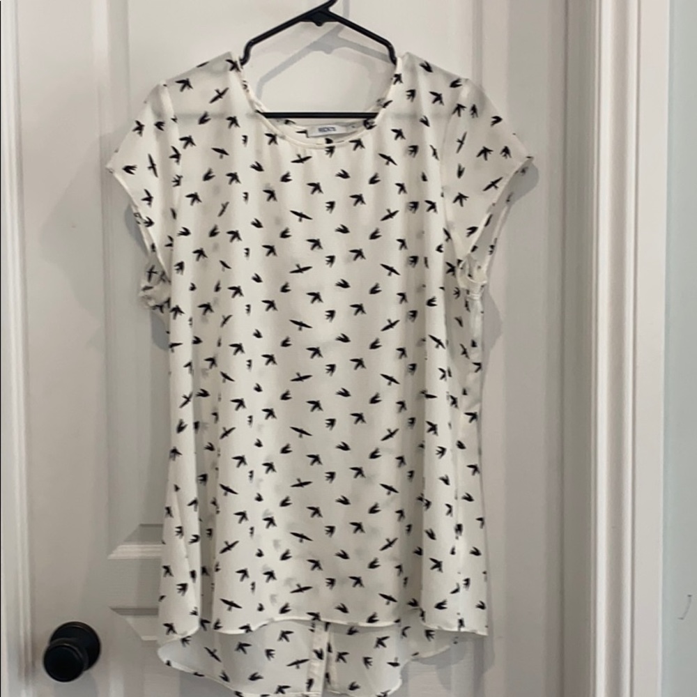 Soaring Bird Print Ricki’s Blouse